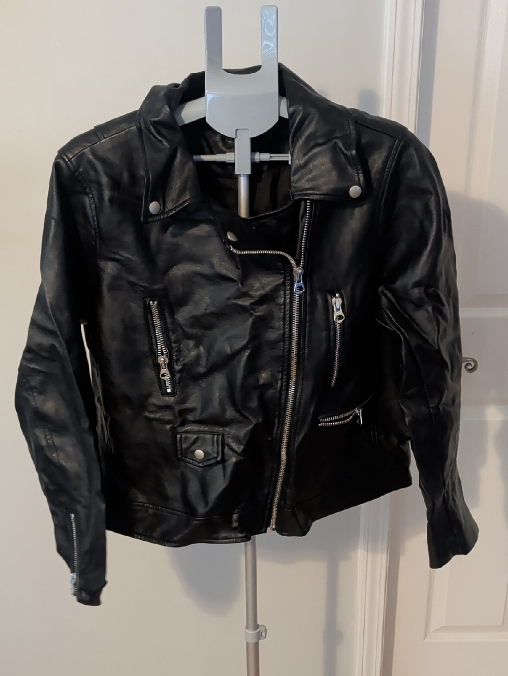 torrid Black Faux Leather Moto Jacket